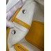 Replica Handbag Store Garden Party 30 Handmade Toile and Yellow Leather