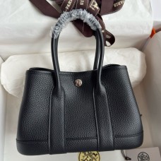 Replica Handbag Store Neo Garden Party 23 Handmade Bag in Black Clemence Leather