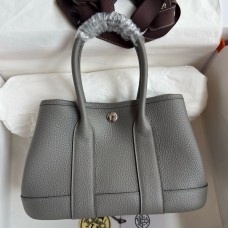 Replica Handbag Store Neo Garden Party 23 Handmade Bag in Gris Meyer Clemence Leather
