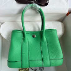 Replica Handbag Store Neo Garden Party 23 Handmade Bag in Vert Comics Clemence Leather