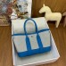 Replica Handbag Store Neo Garden Party 23 Bag in Canvas and Blue Negonda Calfskin Replica Handbag Store Neo Garden Party 23 Bag in Canvas and Blue Negonda Calfskin