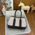 Replica Handbag Store Neo Garden Party 23 Bag in Canvas and Ebene Negonda Calfskin