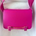 Replica Handbag Store Geta Handmade Bag in Rose Pourpre Mysore Goatskin Leather GHW