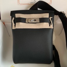 Replica Handbag Store Hac a Dos PM Bag Black Togo Leather with Palladium Hardware