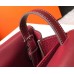 Replica Handbag Store Halzan Bag In Bordeaux Clemence Leather