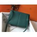Replica Handbag Store Halzan Bag In Malachite Clemence Leather