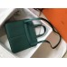 Replica Handbag Store Halzan Bag In Malachite Clemence Leather