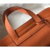 Replica Handbag Store Halzan Bag In Orange Clemence Leather