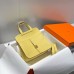 Replica Handbag Store Halzan 25 Bag in Jaune Poussin Clemence Leather Replica Handbag Store Halzan 25 Bag in Jaune Poussin Clemence Leather