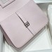 Replica Handbag Store Halzan 25 Bag in Mauve Pale Clemence Leather