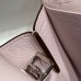 Replica Handbag Store Halzan 25 Bag in Mauve Pale Clemence Leather