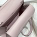 Replica Handbag Store Halzan 25 Bag in Mauve Pale Clemence Leather