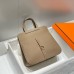 Replica Handbag Store Halzan 25 Bag in Taupe Clemence Leather
