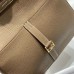 Replica Handbag Store Halzan 25 Bag in Taupe Clemence Leather