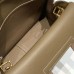 Replica Handbag Store Halzan 25 Bag in Taupe Clemence Leather