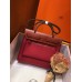 Replica Handbag Store Herbag Zip 31cm Bag In Camel And Bordeaux