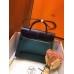 Replica Handbag Store Herbag Zip 31cm Bag In Navy And Green