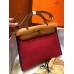 Replica Handbag Store Herbag Zip 31cm Bag In Brown And Red