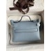 Replica Handbag Store 24/24 Mini 21 Handmade Bag in Blue Lin Evercolor Leather Replica Handbag Store 24/24 Mini 21 Handmade Bag in Blue Lin Evercolor Leather