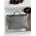 Replica Handbag Store 24/24 Mini 21 Handmade Bag in Gris Meyer Evercolor Leather Replica Handbag Store 24/24 Mini 21 Handmade Bag in Gris Meyer Evercolor Leather