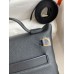 Replica Handbag Store 24/24 Mini 21 Handmade Bag in Black Evercolor Leather