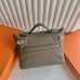 Replica Handbag Store 24/24 Mini 21 Handmade Bag in Taupe Evercolor Leather Replica Handbag Store 24/24 Mini 21 Handmade Bag in Taupe Evercolor Leather