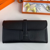 Replica Handbag Store Jige Elan 29 Clutch Bag In Black Swift Calfskin