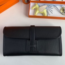 Replica Handbag Store Jige Elan 29 Clutch Bag In Black Swift Calfskin Replica Handbag Store Jige Elan 29 Clutch Bag In Black Swift Calfskin