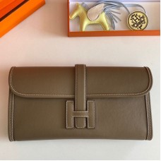 Replica Handbag Store Jige Elan 29 Clutch Bag In Taupe Swift Calfskin