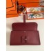 Replica Handbag Store Jige Elan 29 Clutch Bag In Bordeaux Swift Calfskin
