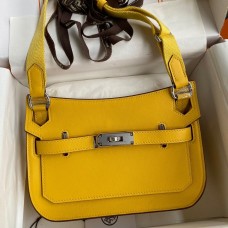 Replica Handbag Store Jypsiere Mini Handmade Bag In Jaune Ambre Swift Calfskin Replica Handbag Store Jypsiere Mini Handmade Bag In Jaune Ambre Swift Calfskin