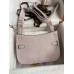 Replica Handbag Store Jypsiere Mini Handmade Bag In Mauve Pale Evercolor Calfskin