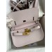 Replica Handbag Store Jypsiere Mini Handmade Bag In Mauve Pale Evercolor Calfskin