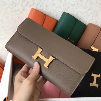 Replica Handbag Store Taupe Epsom Constance Long Wallet Replica Handbag Store Taupe Epsom Constance Long Wallet