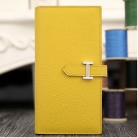 Replica Handbag Store Yellow Epsom Bearn Gusset Wallet Replica Handbag Store Yellow Epsom Bearn Gusset Wallet