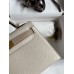 Replica Handbag Store Kelly Mini II Sellier Bicolor Handmade Bag in Craie and Trench Epsom Calfskin