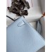 Replica Handbag Store Kelly Mini II Sellier Handmade Bag In Blue Brume Epsom Calfskin Replica Handbag Store Kelly Mini II Sellier Handmade Bag In Blue Brume Epsom Calfskin