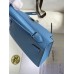 Replica Handbag Store Kelly Mini II Sellier Handmade Bag In Blue Paradise Epsom Calfskin