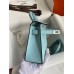 Replica Handbag Store Kelly Mini II Sellier Handmade Bag In Blue Zephyr Epsom Calfskin Replica Handbag Store Kelly Mini II Sellier Handmade Bag In Blue Zephyr Epsom Calfskin