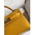 Replica Handbag Store Kelly Mini II Sellier Handmade Bag In Jaune Ambre Epsom Calfskin Replica Handbag Store Kelly Mini II Sellier Handmade Bag In Jaune Ambre Epsom Calfskin