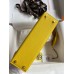 Replica Handbag Store Kelly Mini II Sellier Handmade Bag In Jaune de Naples Epsom Calfskin