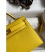 Replica Handbag Store Kelly Mini II Sellier Handmade Bag In Jaune de Naples Epsom Calfskin