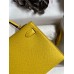 Replica Handbag Store Kelly Mini II Sellier Handmade Bag In Jaune de Naples Epsom Calfskin