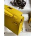 Replica Handbag Store Kelly Mini II Sellier Handmade Bag In Jaune de Naples Epsom Calfskin