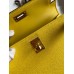 Replica Handbag Store Kelly Mini II Sellier Handmade Bag In Jaune de Naples Epsom Calfskin