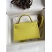 Replica Handbag Store Kelly Mini II Sellier Handmade Bag In Lime Epsom Calfskin