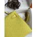 Replica Handbag Store Kelly Mini II Sellier Handmade Bag In Lime Epsom Calfskin