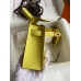 Replica Handbag Store Kelly Mini II Sellier Handmade Bag In Lime Epsom Calfskin