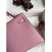 Replica Handbag Store Kelly Mini II Sellier Handmade Bag In Mauve Sylvestre Epsom Calfskin