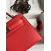 Replica Handbag Store Kelly Mini II Sellier Handmade Bag In Piment Epsom Calfskin